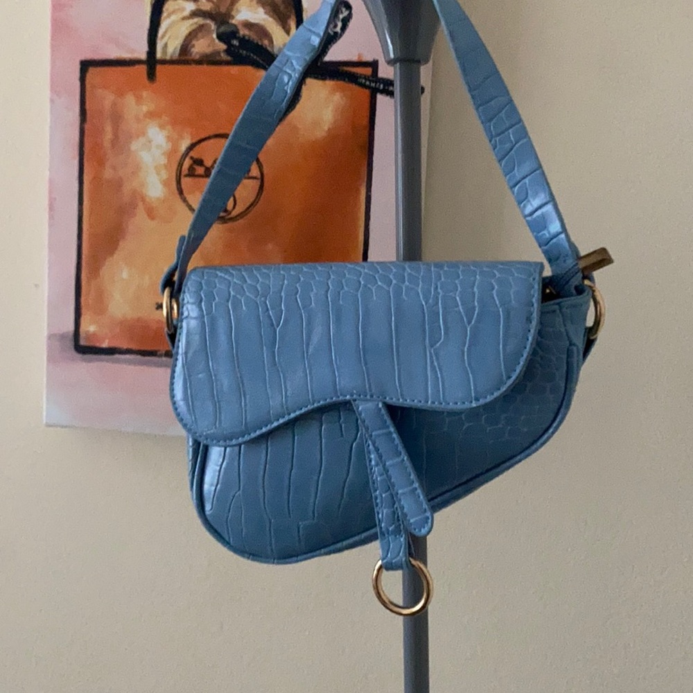 Blue purse